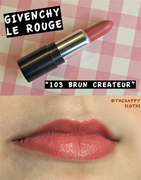 givenchy brun createur review|Givenchy Le Rouge Brun Creatéur Lipstick Review .